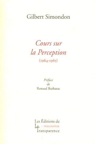 Cours sur la perception, 1964-1965
