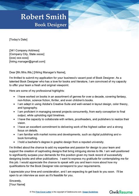 Cover Letter Examples