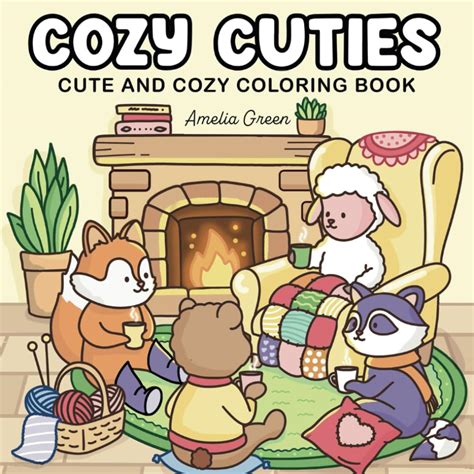 Cozy Vacation Views: Coloring Book