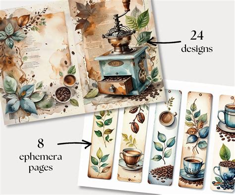 Crafting for Junk Journal Coffee Ephemera Book