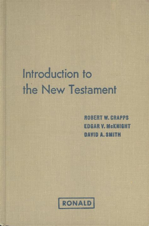 Crapps Introduction to New Testament