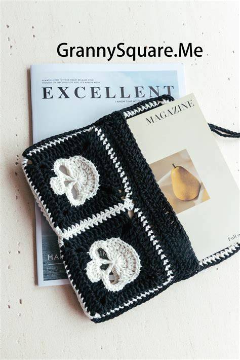 Crocheted Skull Motif Pattern