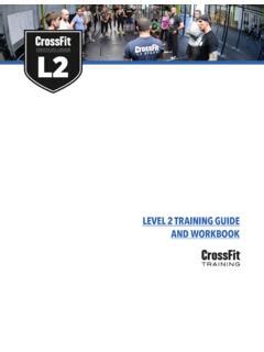 CrossFit Level 2 Training Guide and Workbook