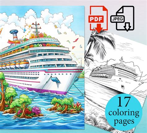Cruise Coloring Book