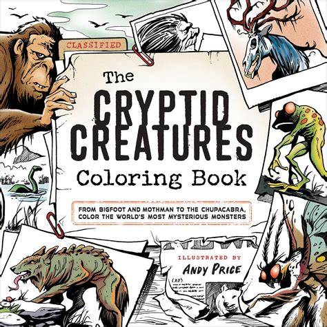 Cryptid Coloring Book: Cute Creatures to Color