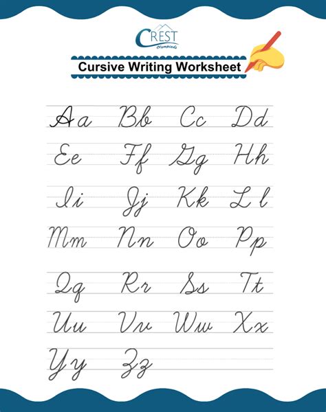 Cursive Alphabet Writing: Cursive Letter Practice