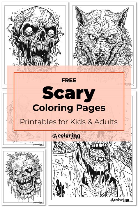 Cute & Creepy: Adult Coloring Book