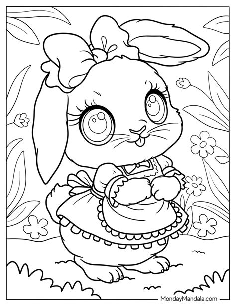 Cute Banny Coloring Book: For ages 3-5 Fun Coloring Pages