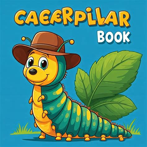 Cute Caterpillar Colouring Book