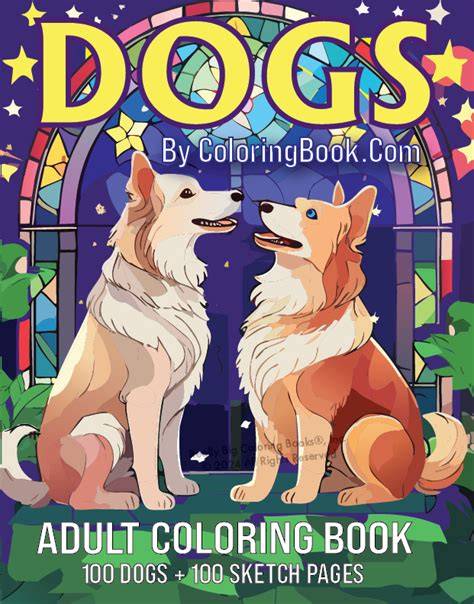 DOGS COLORING BOOK