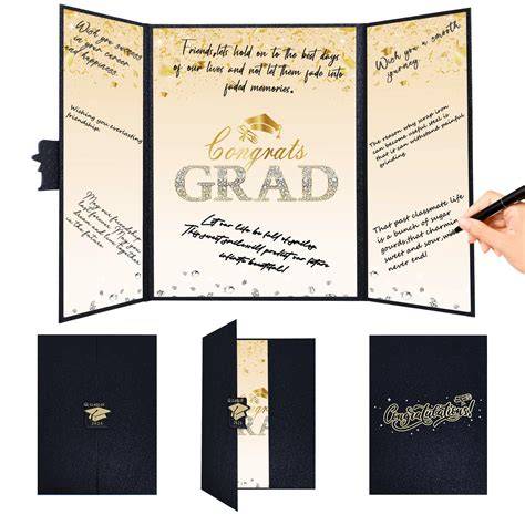 DONE! Graduation journal Black/Gold Male