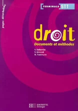 DOSSIERS DROIT TERMINALE STT