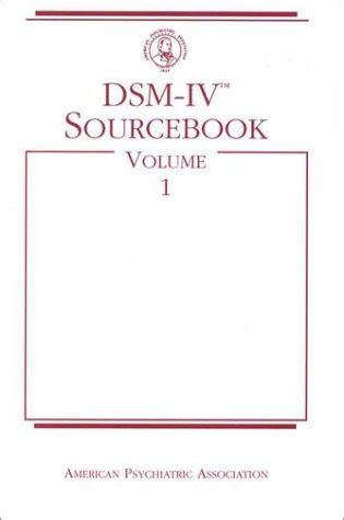 DSM-IV Sourcebook