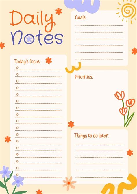 Daily Notes: Daily Notes