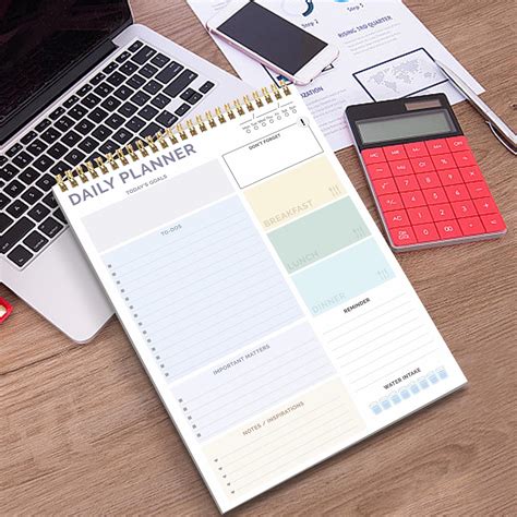 Daily Task Notebook: Daily Planner To Do List Notepad