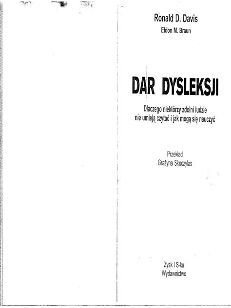 Dar dysleksji