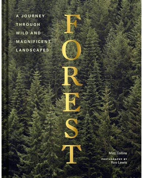 Dark Green Forest Coffee Table Book