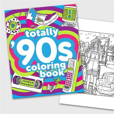 Das 90er Malbuch