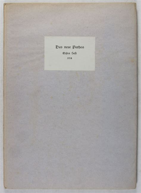Das neue Pathos