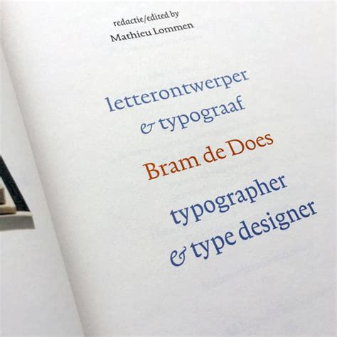 De Does Bram - Typographer & Type Designer