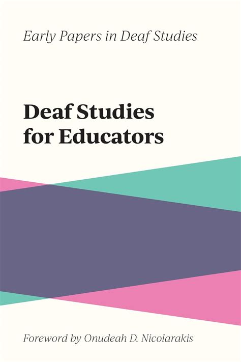 Deaf Studies For Educators