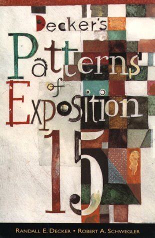 Decker's Patterns of Exposition