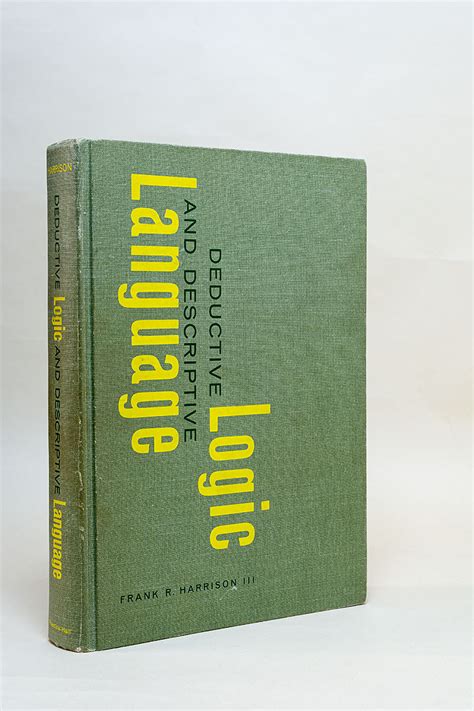 Deductive logic and descriptive language