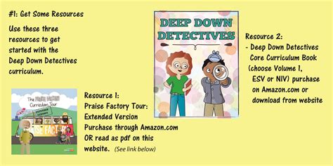 Deep Down Detectives Unit 4 Core Curriculum, NIV