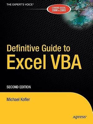 Definitive Guide to Excel VBA