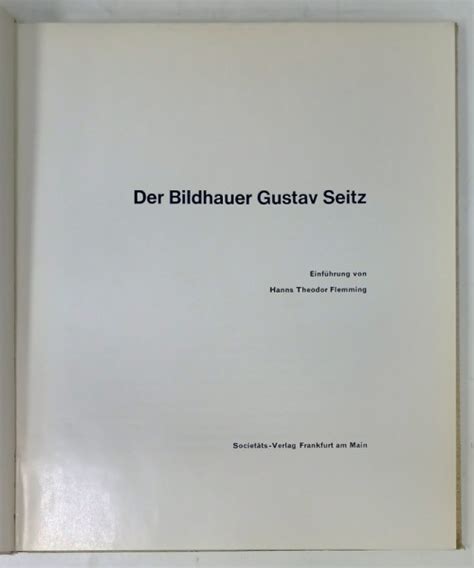 Der Bildhauer Gustav Seitz