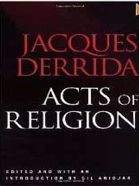 Derrida & Religion