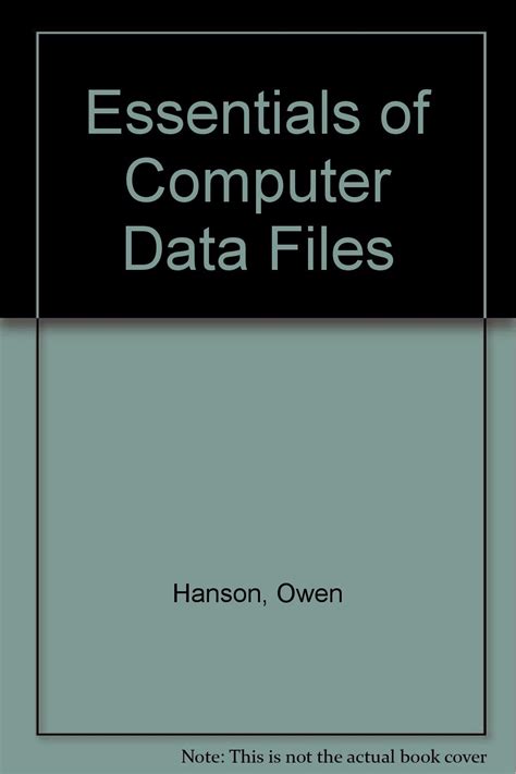 Design of Computer Data Files