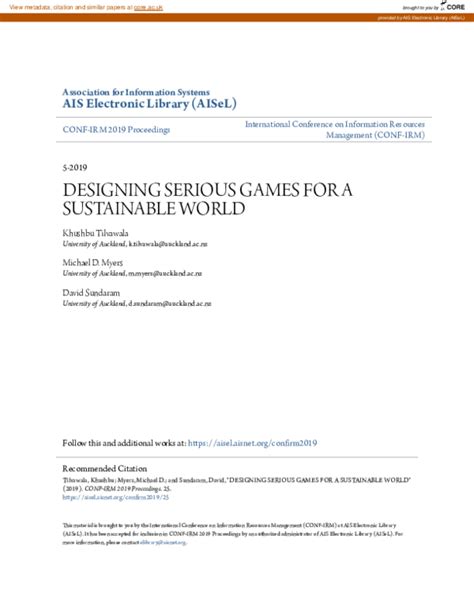 Designing Serious Games