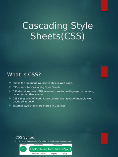 Develop complex cascading style sheets