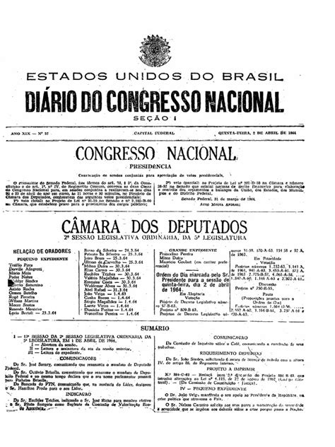Diario Do Congresso Nacional... (Portuguese Edition)