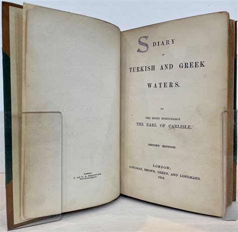 Diary in Turkish and Greek Waters
