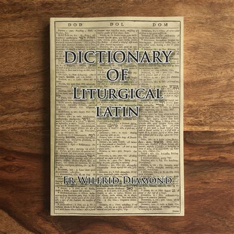 Dictionary of Liturgical Latin