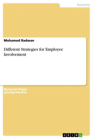 Different Strategies for Employee Involvement