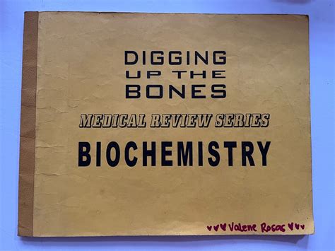 Digging Up The Bones: Biochemistry