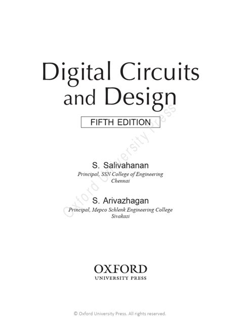 Digital Circuits And Design