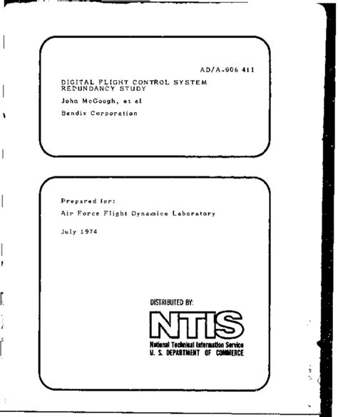 Digital Flight Control System Redundancy Study