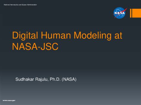 Digital Human Modeling at NASA-JSC