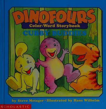 Dinofours Color-Word Storybook Cubby Buddies