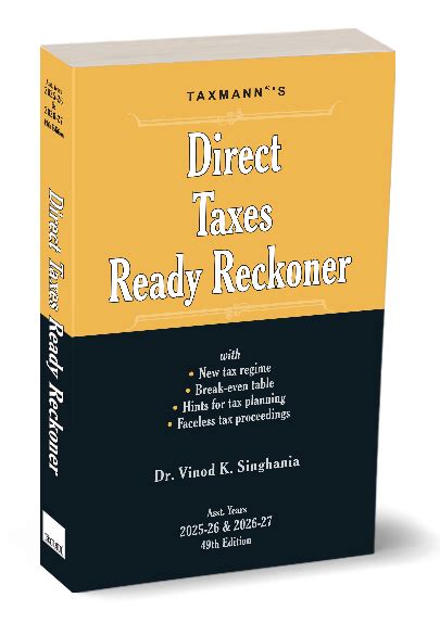 Direct Taxes Ready Reckoner