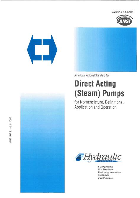 Direct-Acting Steam Pumps