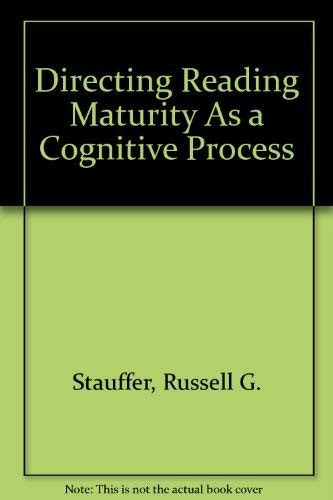 Directing Reading Maturity as a Cognitive Process