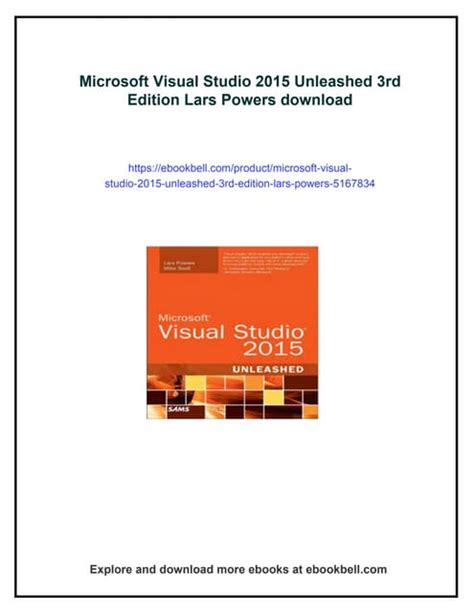Dive In Visual Studio 2015