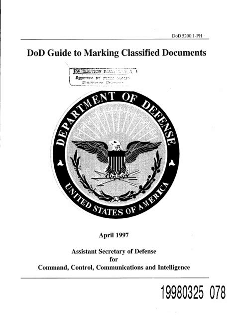 DoD Guide to Marking Classified Documents