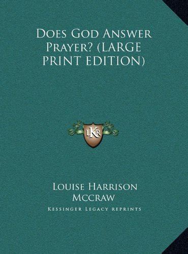 Does God Answer Prayer