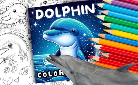 Dolphin Coloring Book